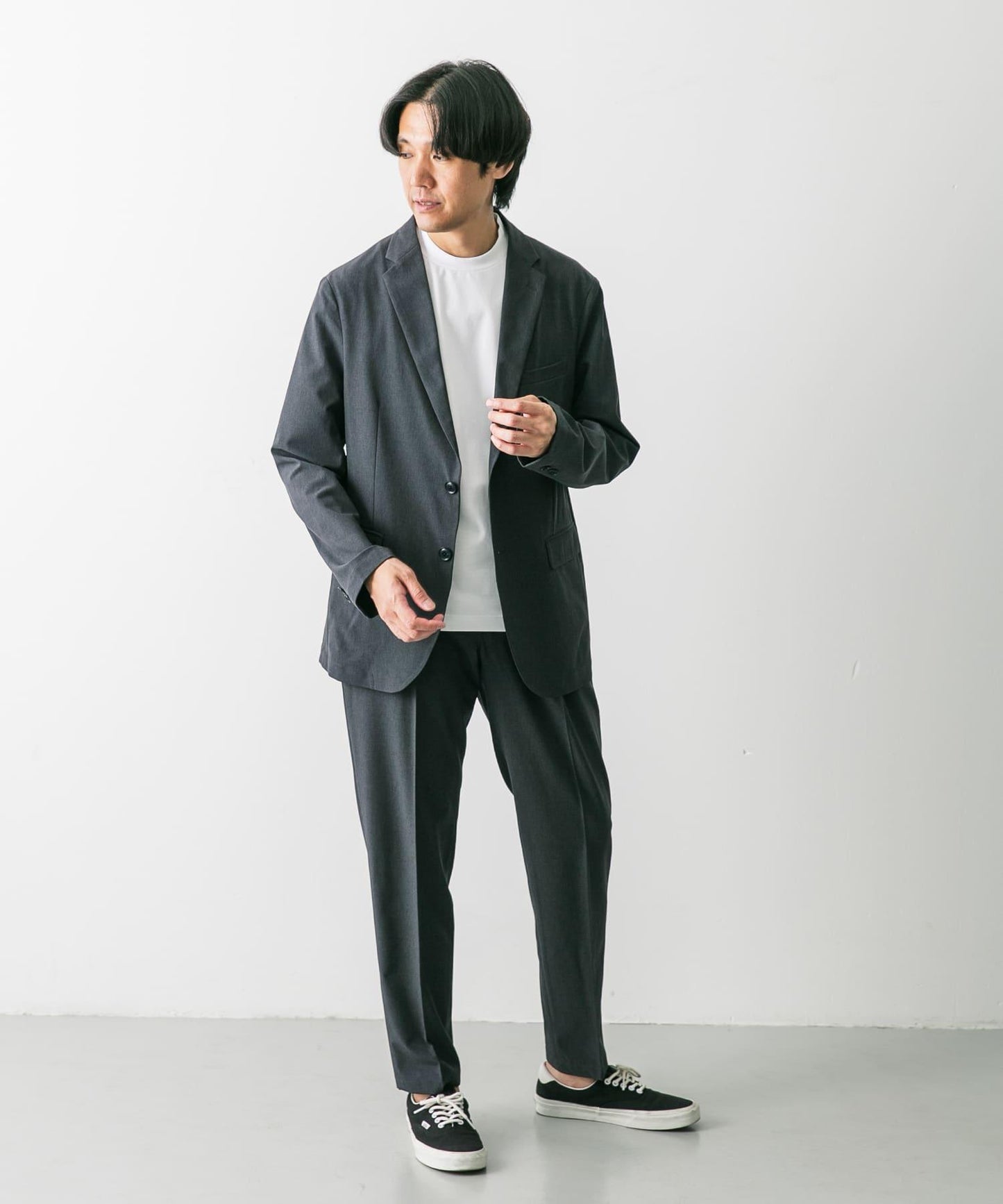 「易護理/速幹」LIFE STYLE TAILOR 可水洗休閒西裝夾克