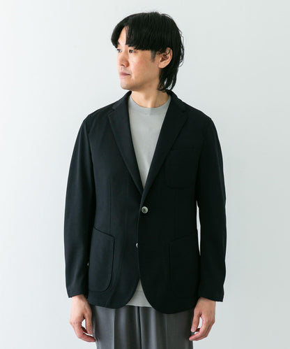 「易護理/速幹」LIFE STYLE TAILOR 混色針織休閒西裝外套