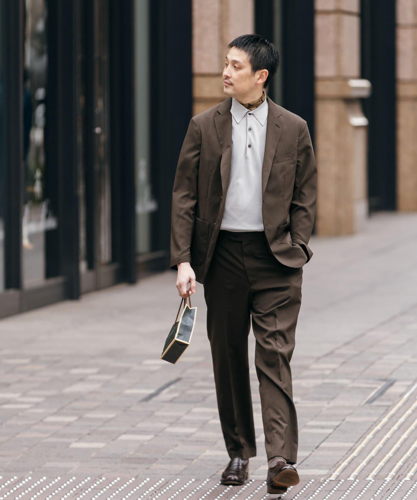 LIFE STYLE TAILOR 亞麻風格舒適夾克