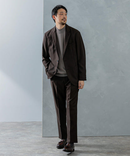 LIFE STYLE TAILOR 仿羊毛斜紋舒適西裝夾克