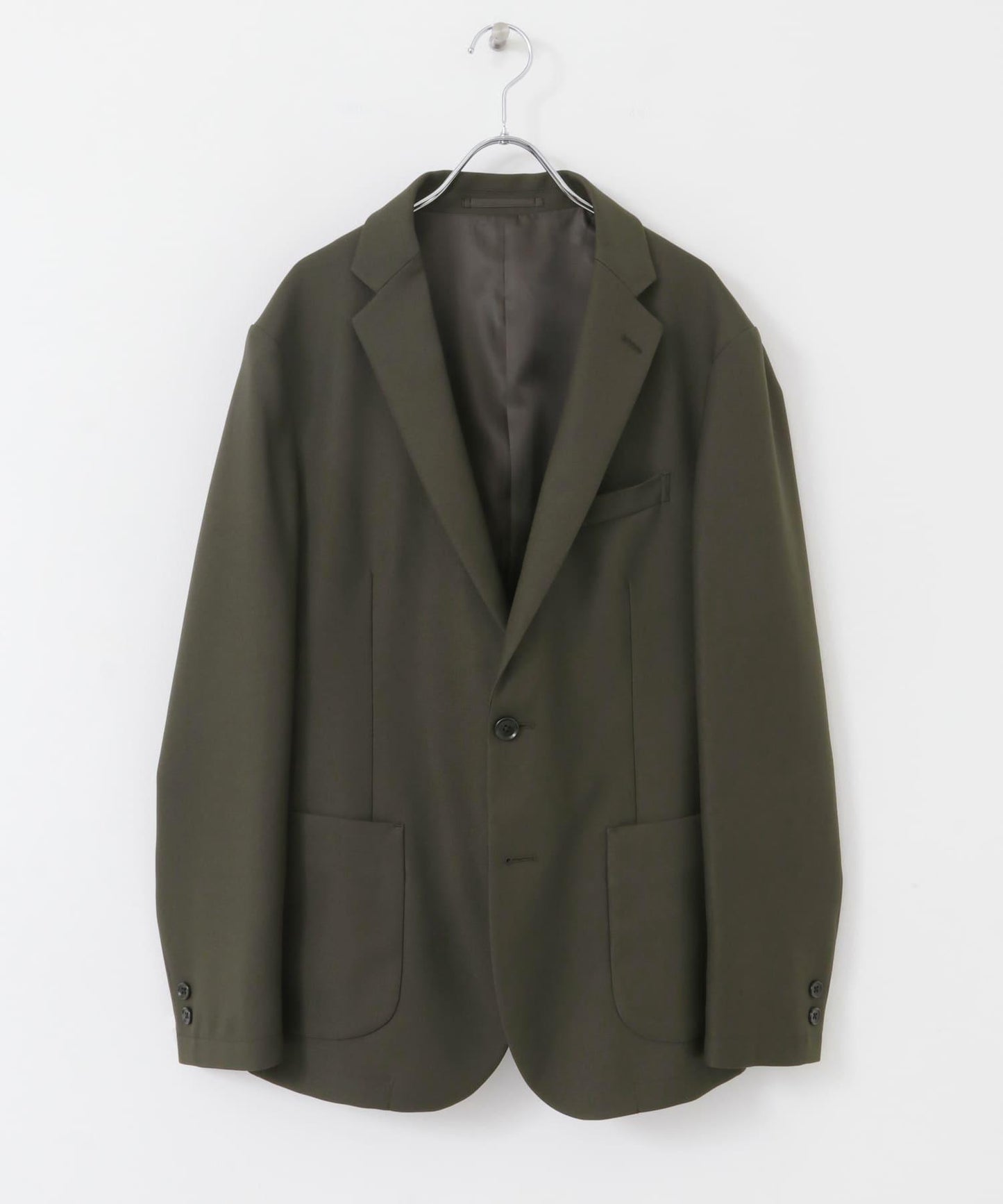 LIFE STYLE TAILOR 仿羊毛斜紋舒適西裝夾克