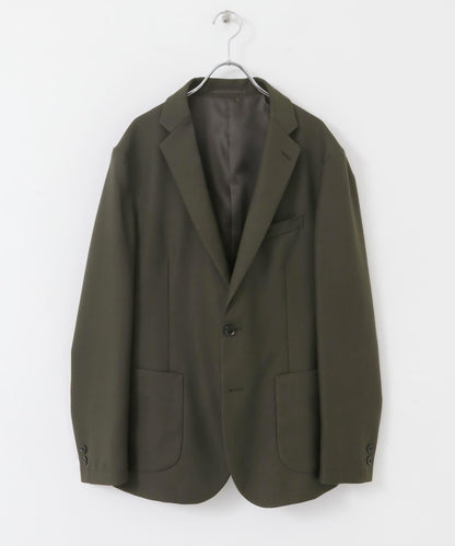 LIFE STYLE TAILOR 仿羊毛斜紋舒適西裝夾克