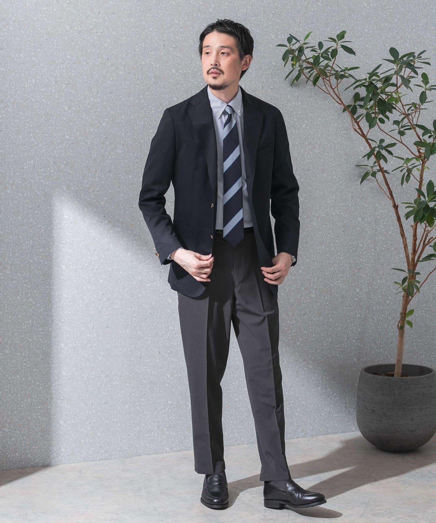LIFE STYLE TAILOR 金屬紐扣西裝外套