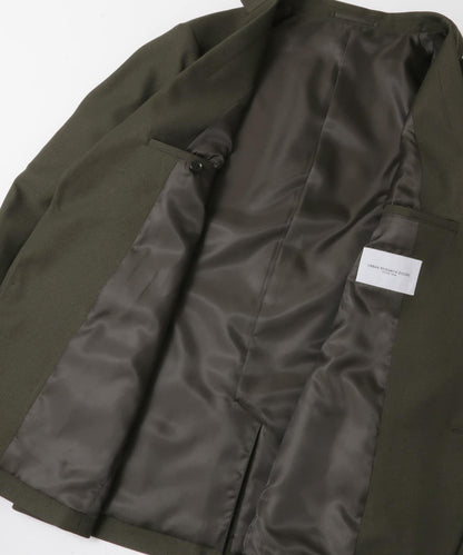 LIFE STYLE TAILOR 仿羊毛斜紋舒適西裝夾克