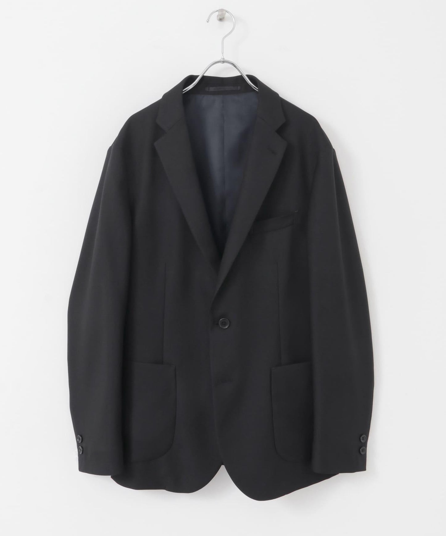 LIFE STYLE TAILOR 仿羊毛斜紋舒適西裝夾克