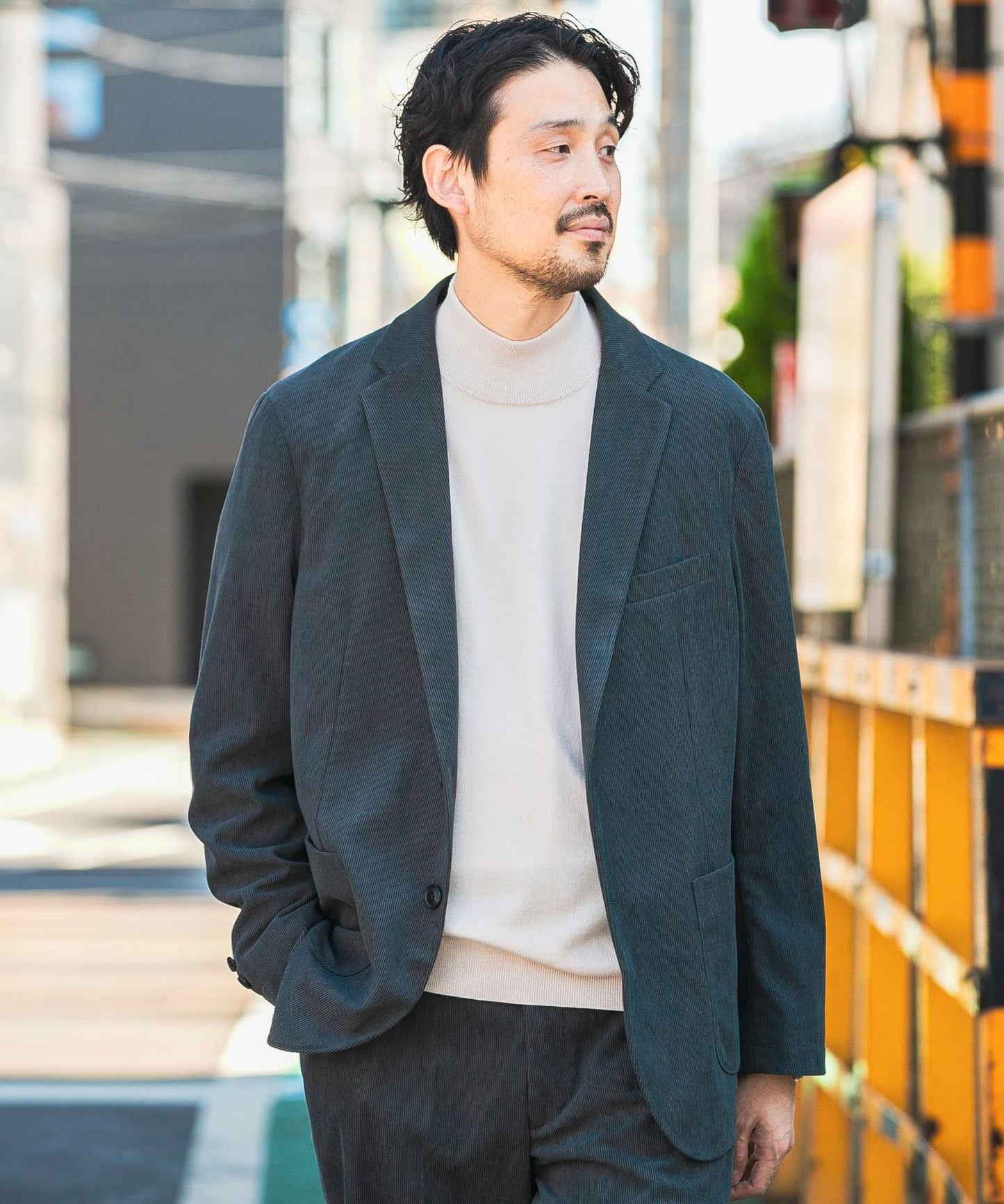 LIFE STYLE TAILOR 燈芯絨舒適夾克