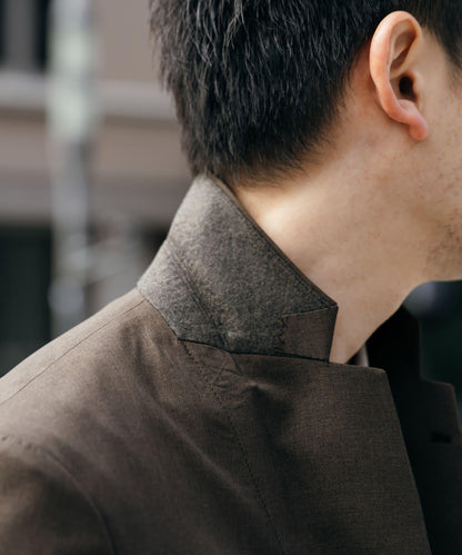 LIFE STYLE TAILOR 亞麻風格舒適夾克