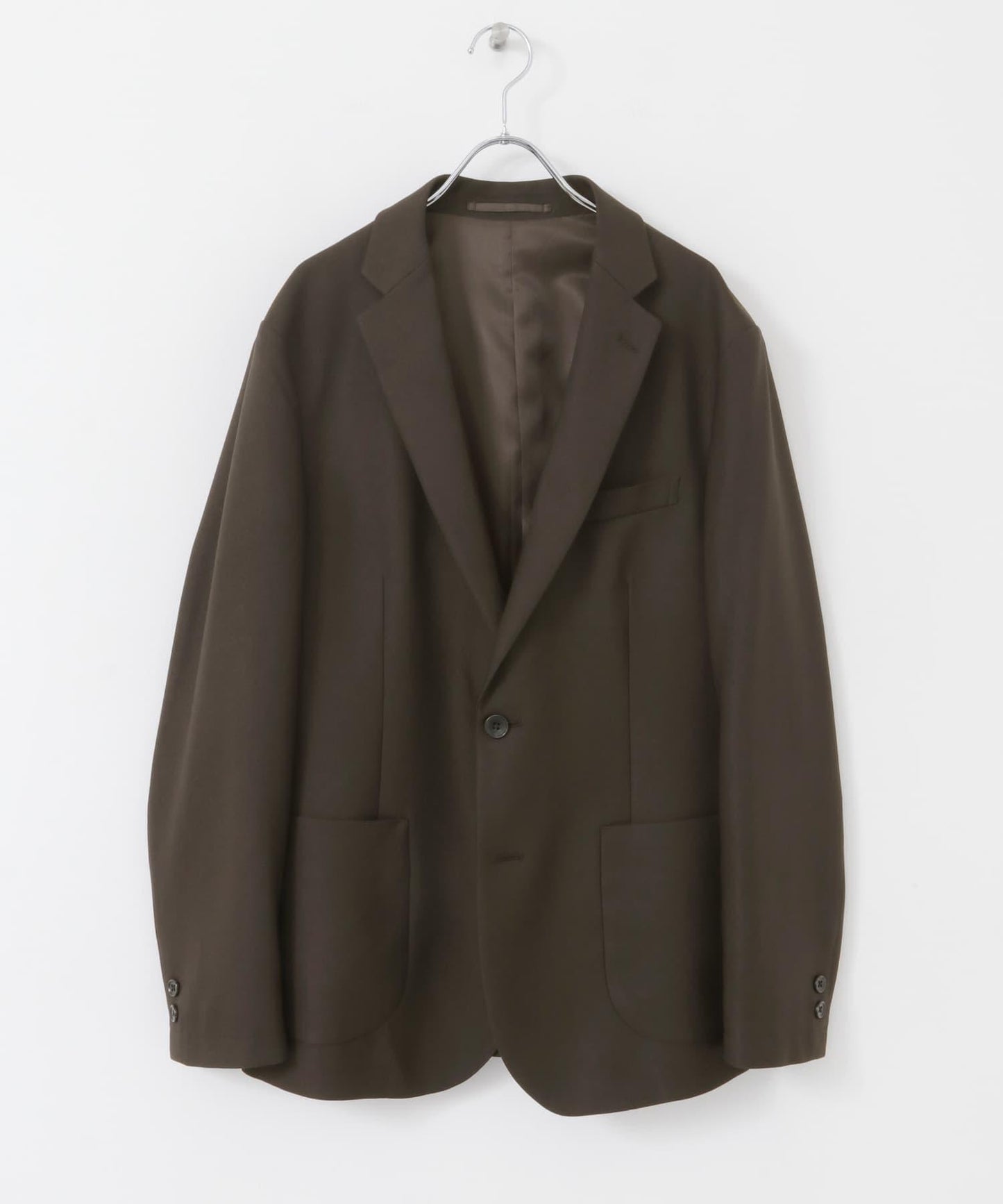 LIFE STYLE TAILOR 仿羊毛斜紋舒適西裝夾克