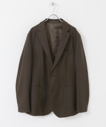 LIFE STYLE TAILOR 仿羊毛斜紋舒適西裝夾克