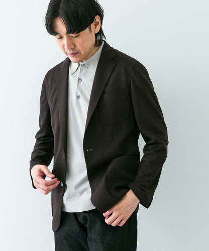 「易護理/速幹」LIFE STYLE TAILOR 混色針織休閒西裝外套