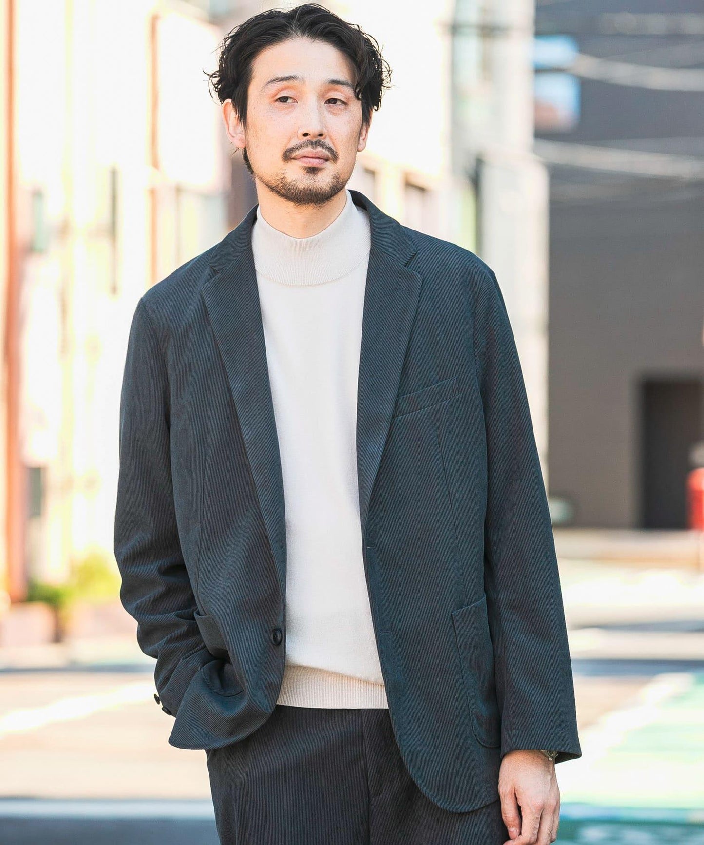 LIFE STYLE TAILOR 燈芯絨舒適夾克