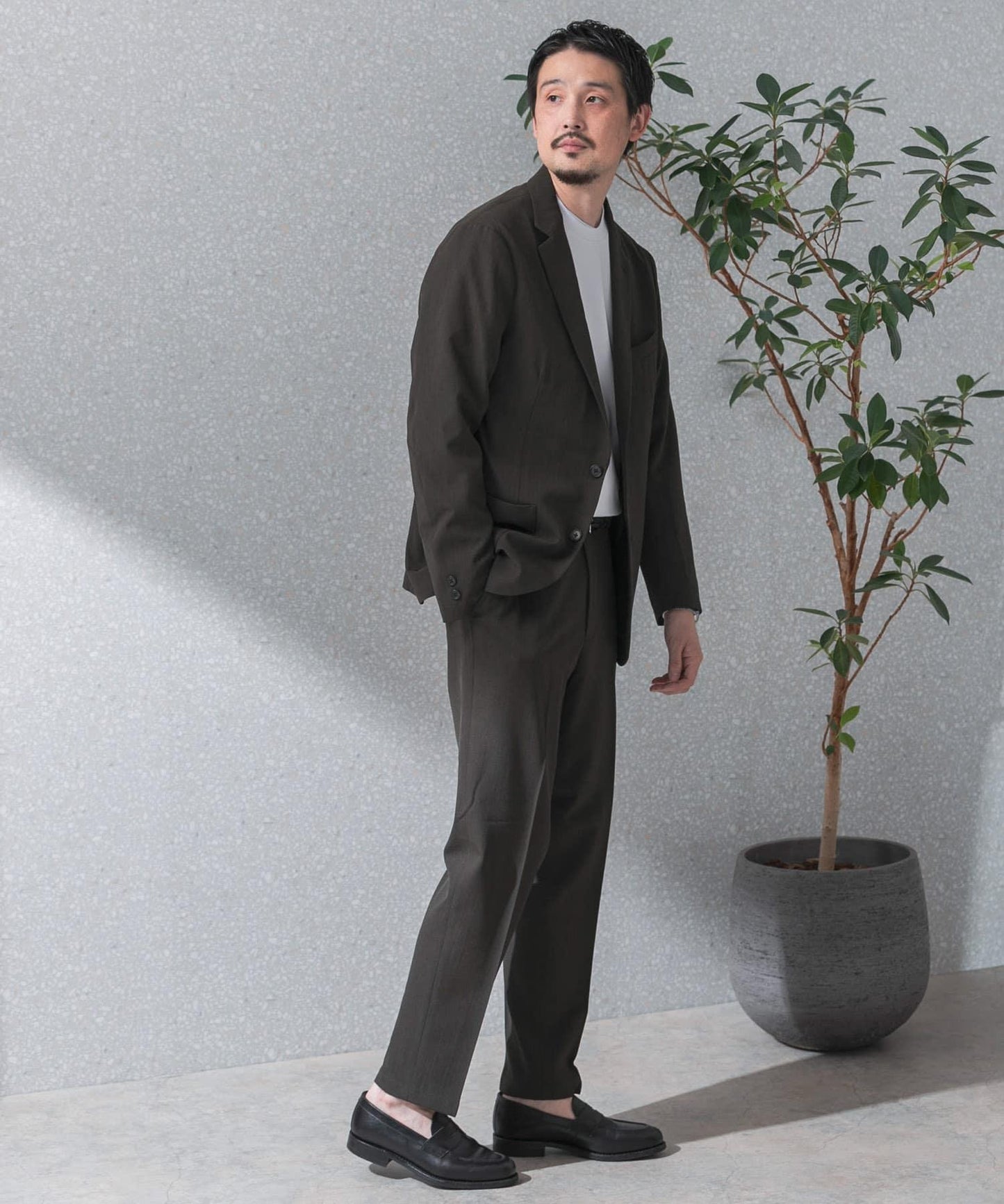 可水洗/防皺 LIFE STYLE TAILOR 卡爾澤彈力舒適西裝夾克