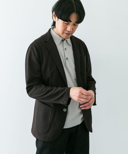 「易護理/速幹」LIFE STYLE TAILOR 混色針織休閒西裝外套