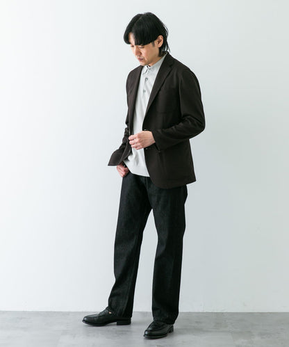 「易護理/速幹」LIFE STYLE TAILOR 混色針織休閒西裝外套