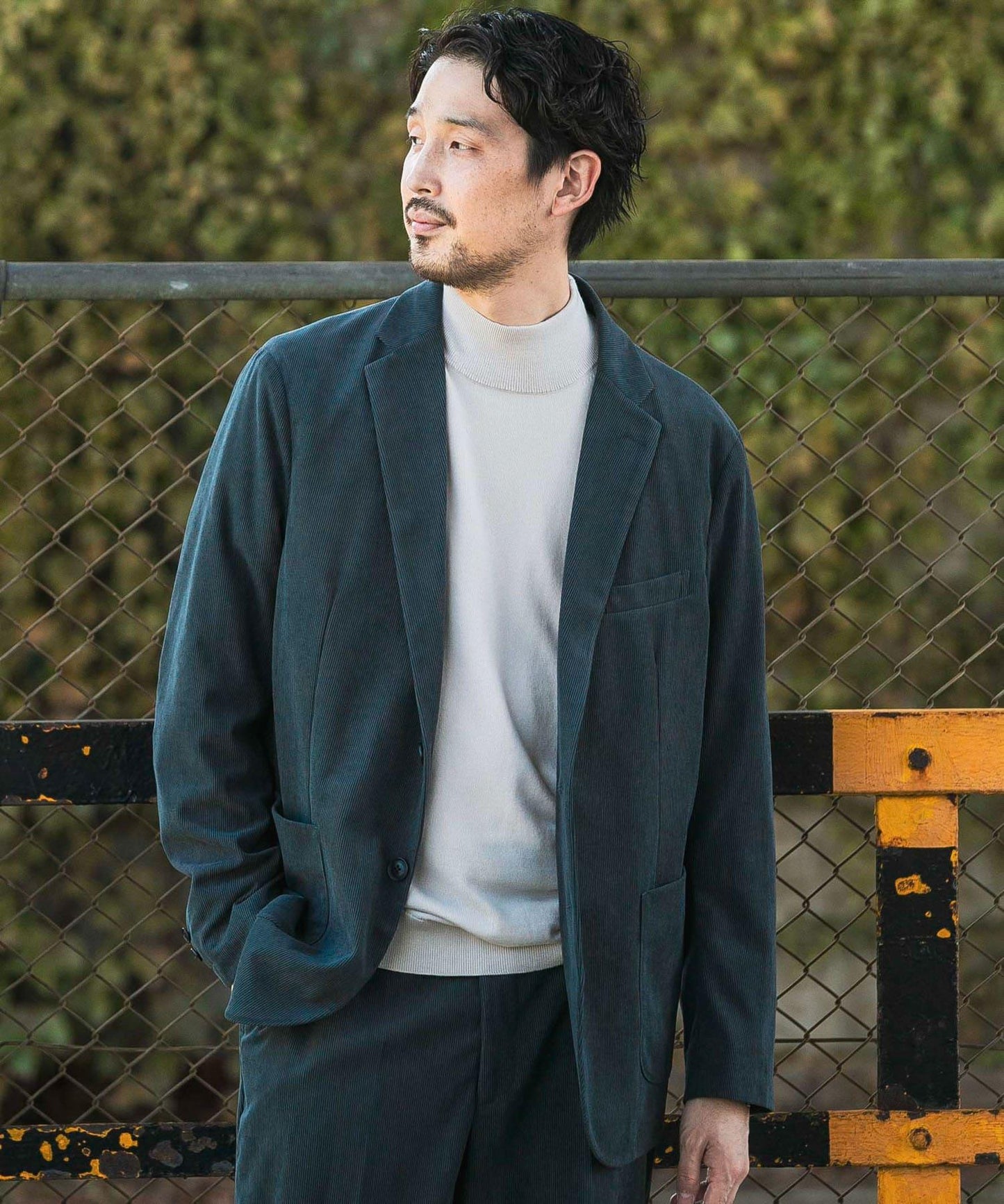 LIFE STYLE TAILOR 燈芯絨舒適夾克