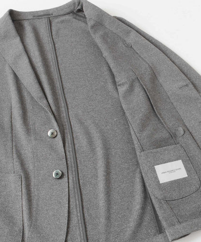 「易護理/速幹」LIFE STYLE TAILOR 混色針織休閒西裝外套