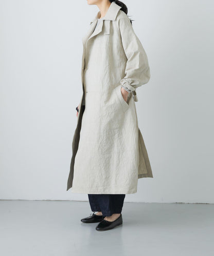 男女同款棉麻寬鬆風衣