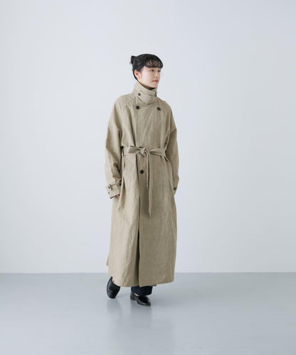 男女同款棉麻寬鬆風衣