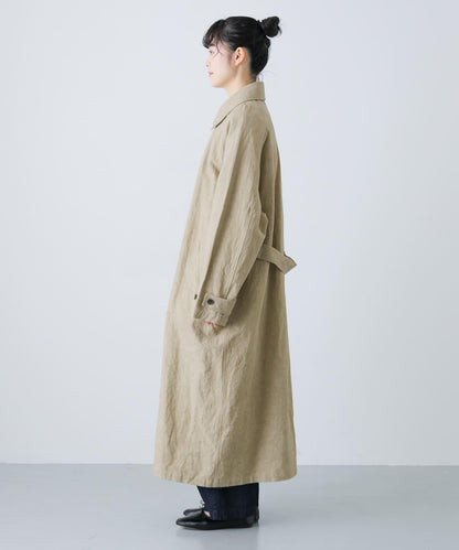 男女同款棉麻寬鬆風衣