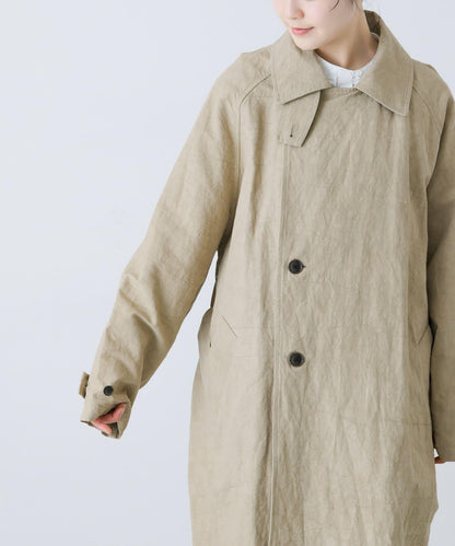 男女同款棉麻寬鬆風衣