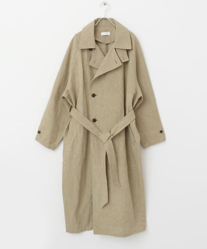 男女同款棉麻寬鬆風衣