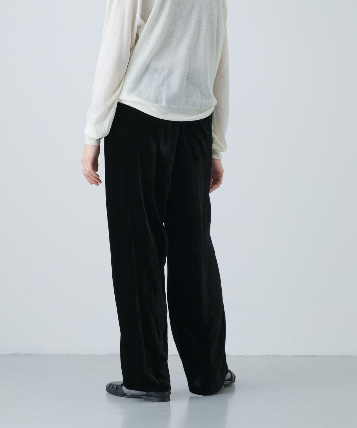 人造絲真絲天鵝絨長褲