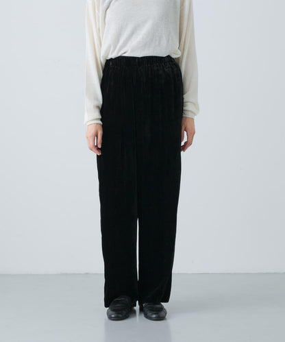 人造絲真絲天鵝絨長褲