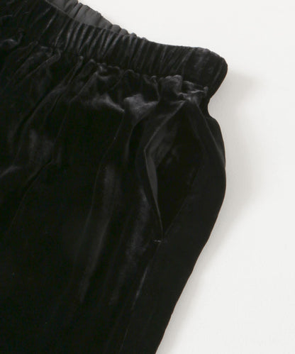 人造絲真絲天鵝絨長褲