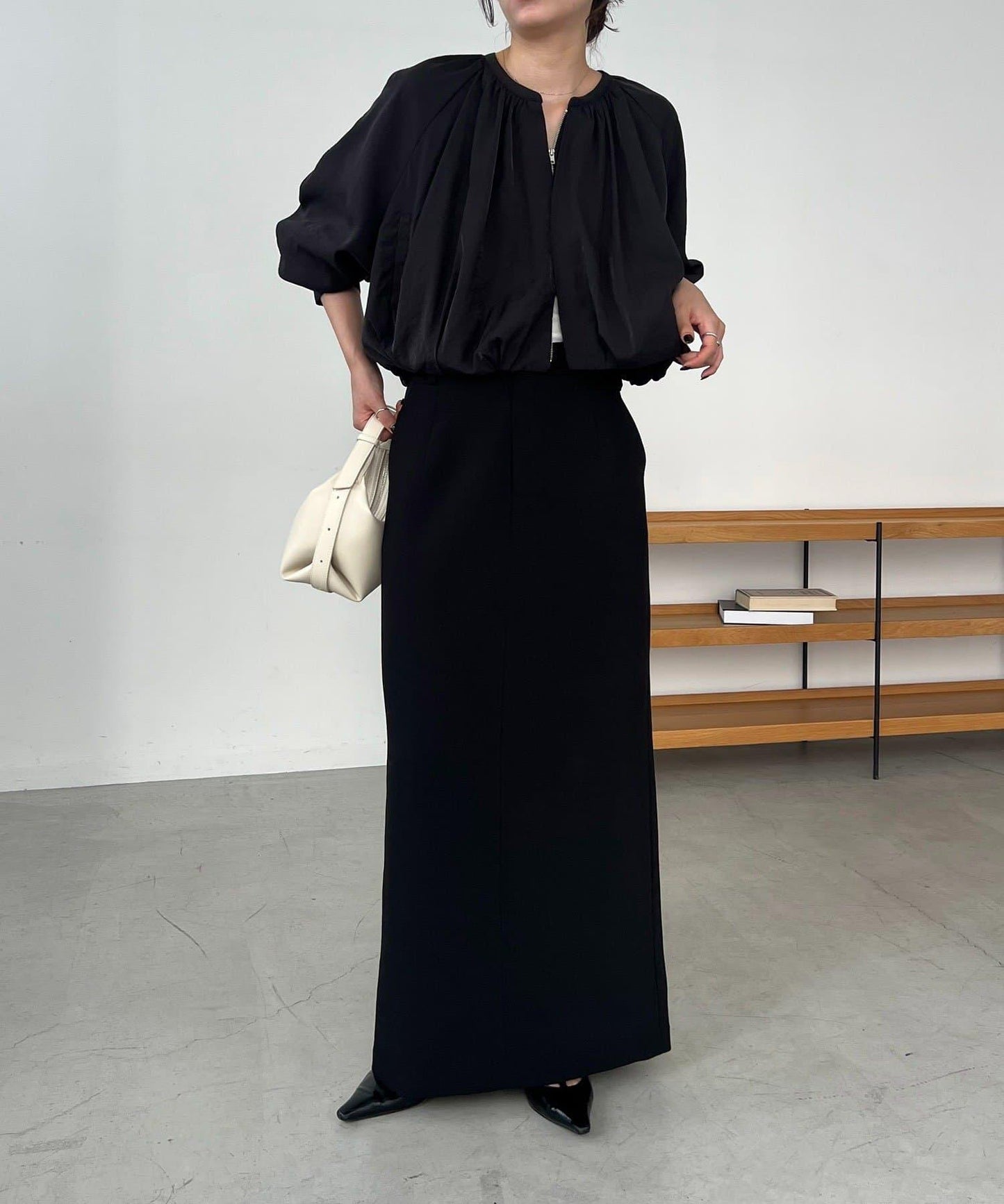 【CAPRICIEUX LE'MAGE】無領圓領夾克