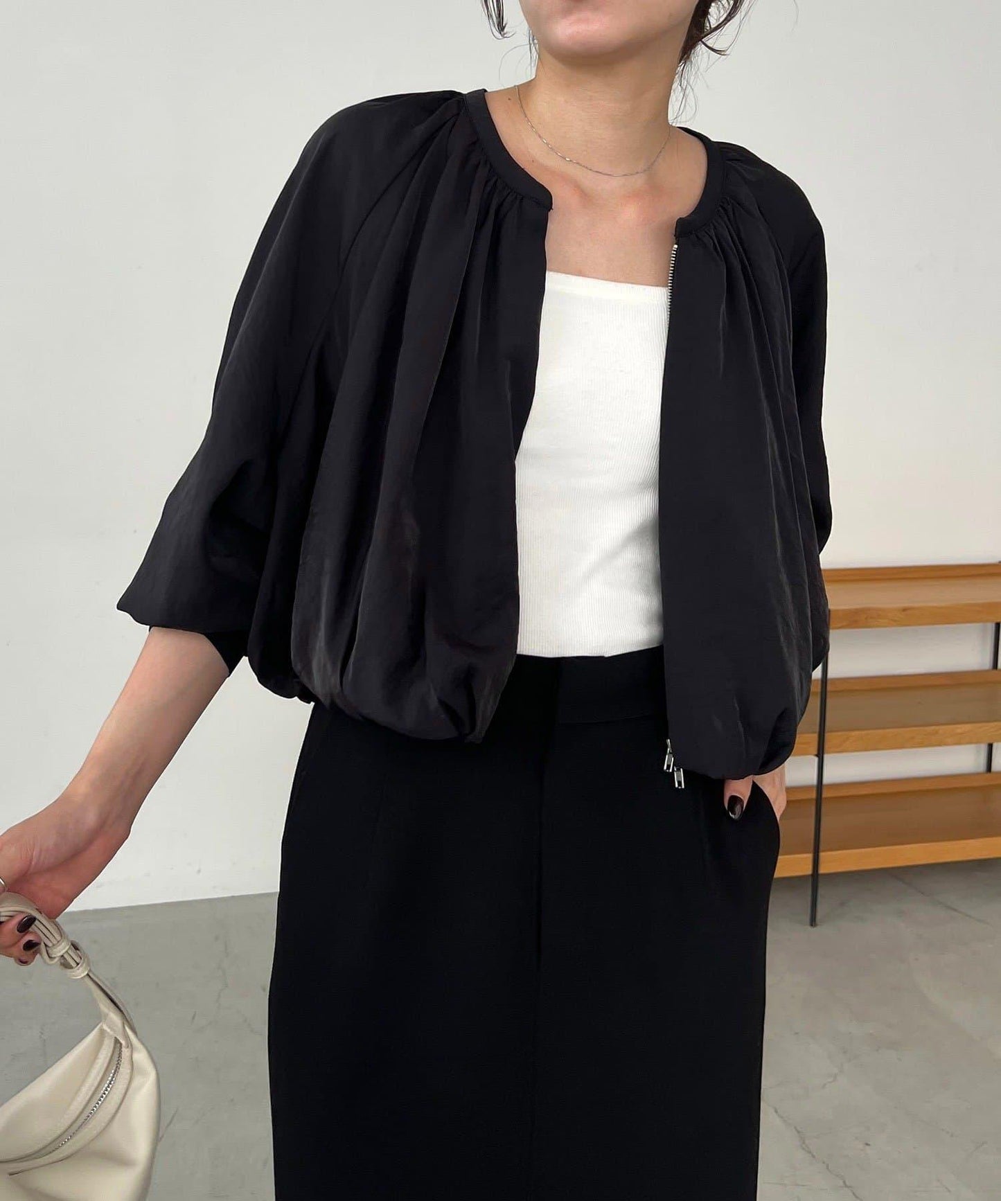 【CAPRICIEUX LE'MAGE】無領圓領夾克