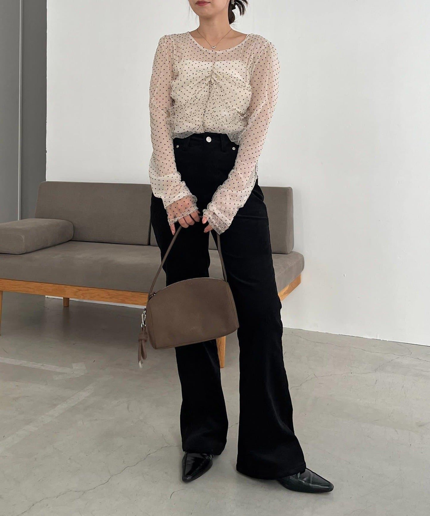 【可疊穿】燈芯絨喇叭褲