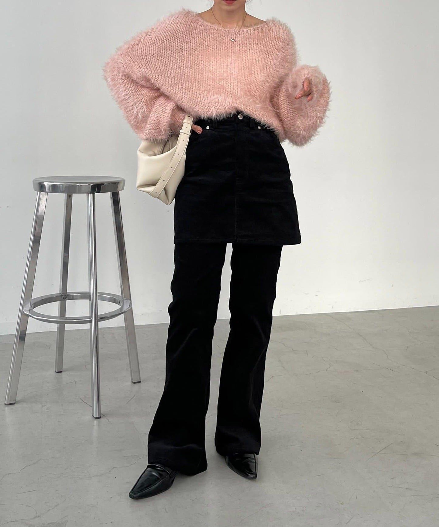 【可疊穿】燈芯絨喇叭褲