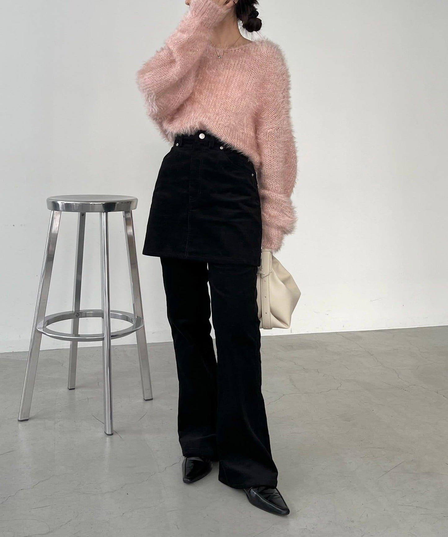 【可疊穿】燈芯絨喇叭褲