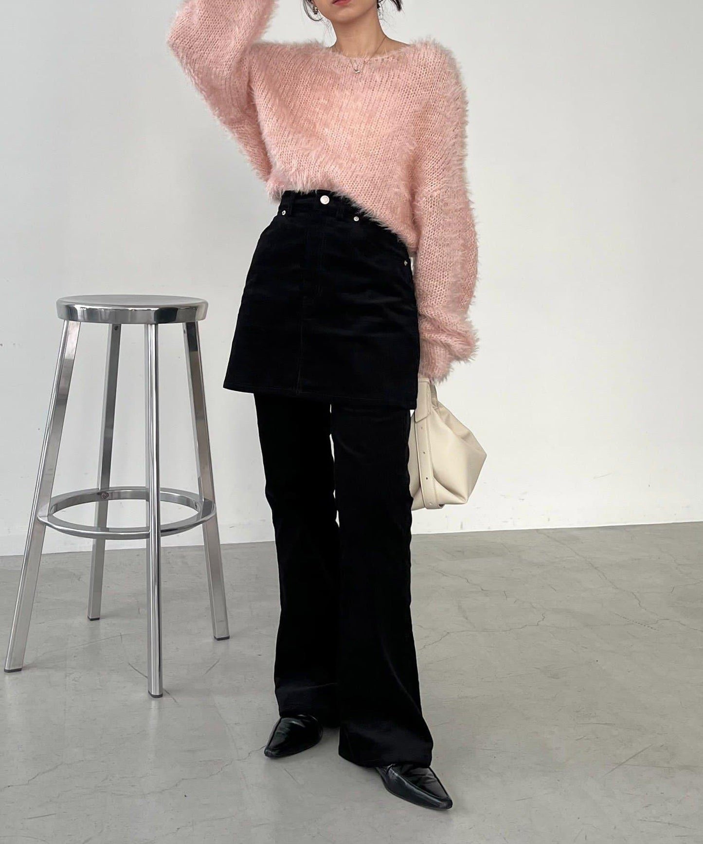 【可疊穿】燈芯絨喇叭褲