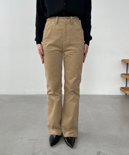 【可疊穿】燈芯絨喇叭褲