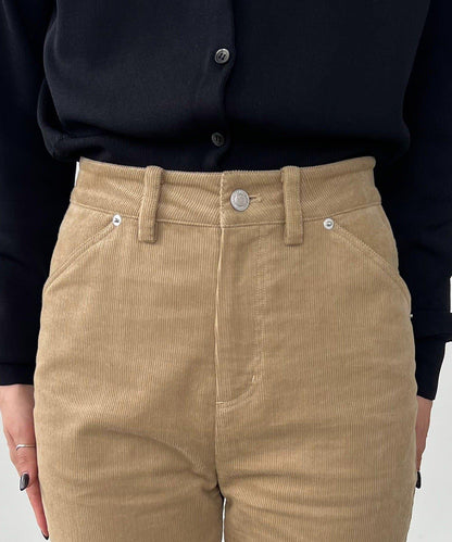 【可疊穿】燈芯絨喇叭褲