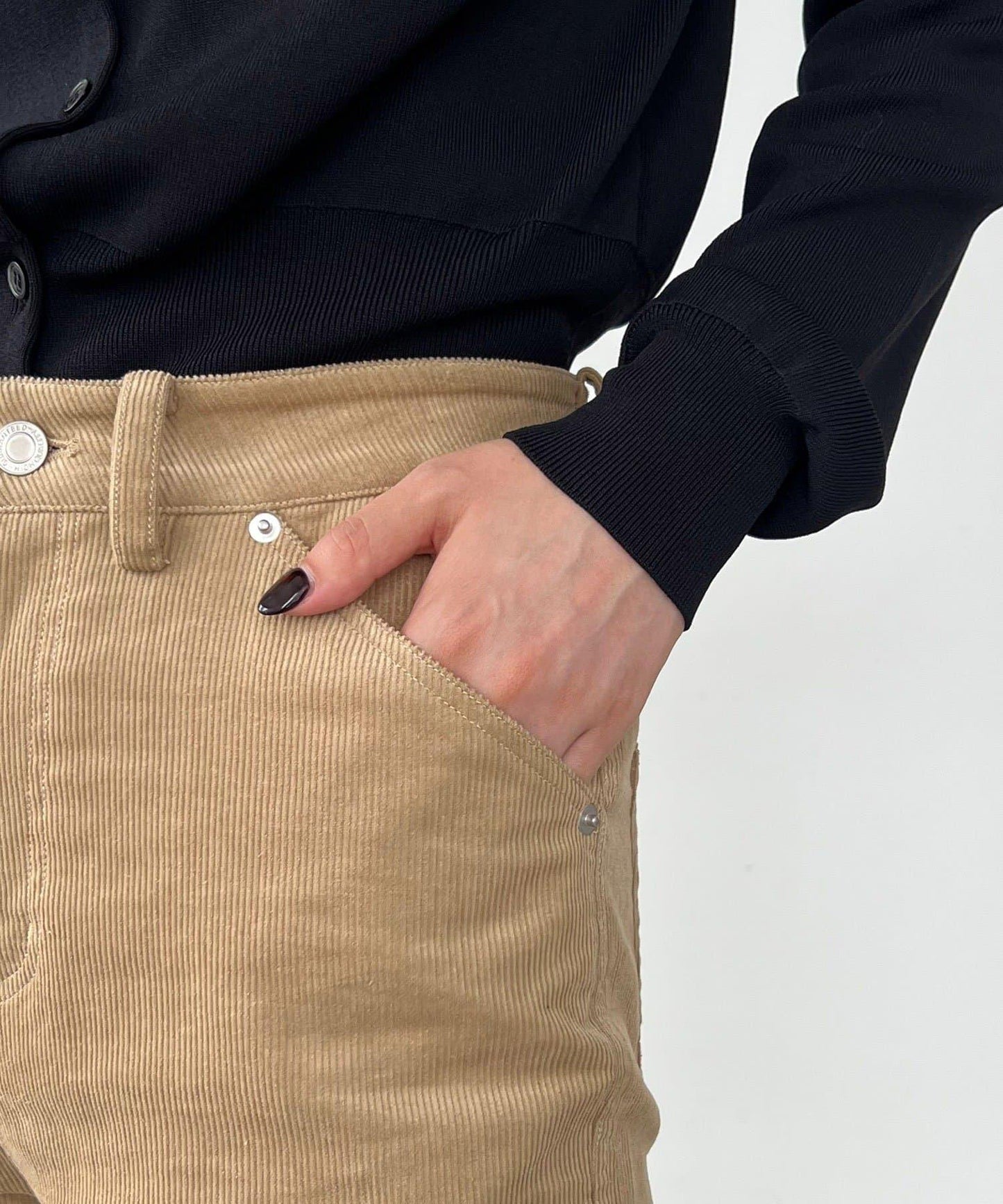 【可疊穿】燈芯絨喇叭褲