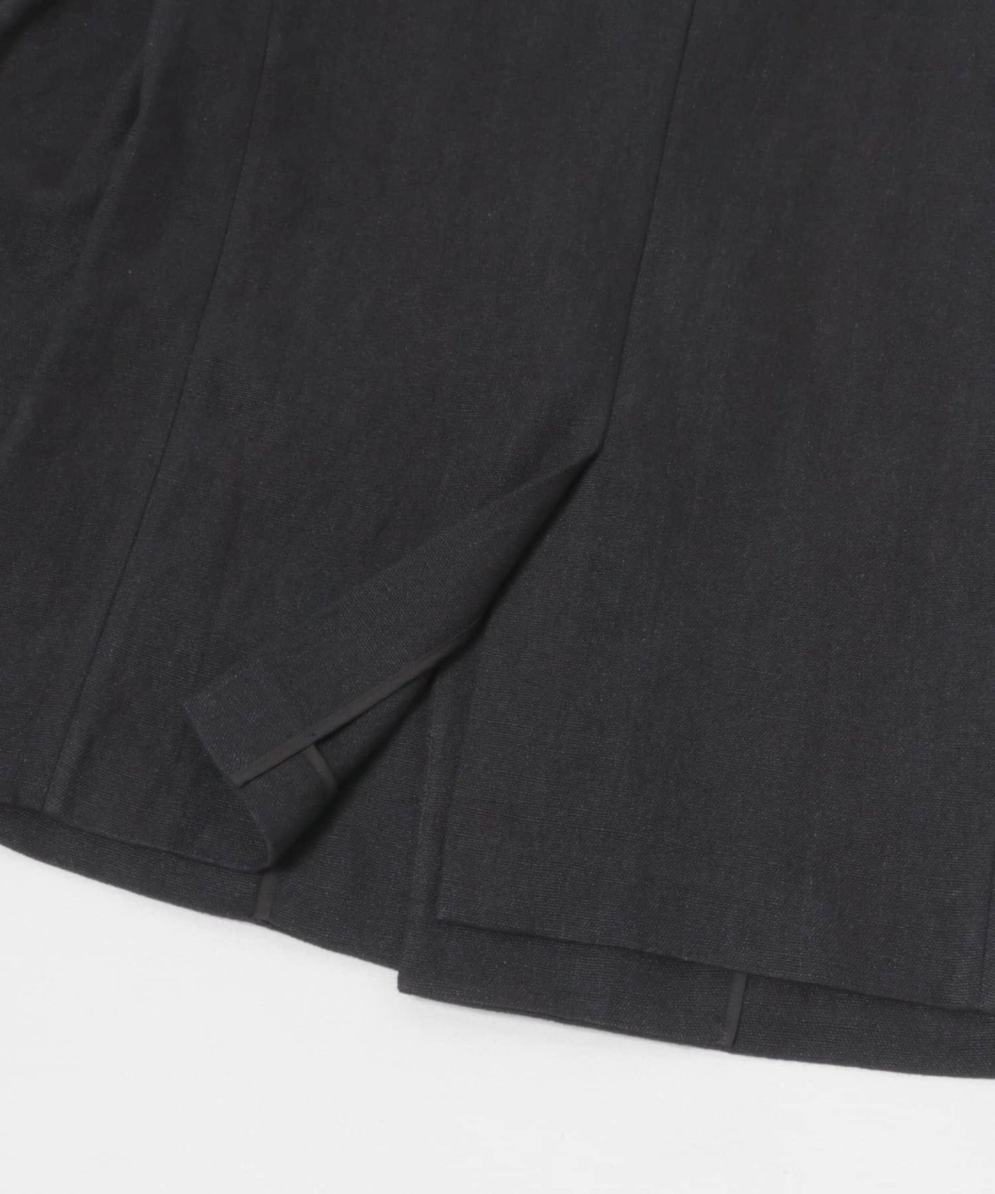 new basic 亞麻半雙排扣西裝外套