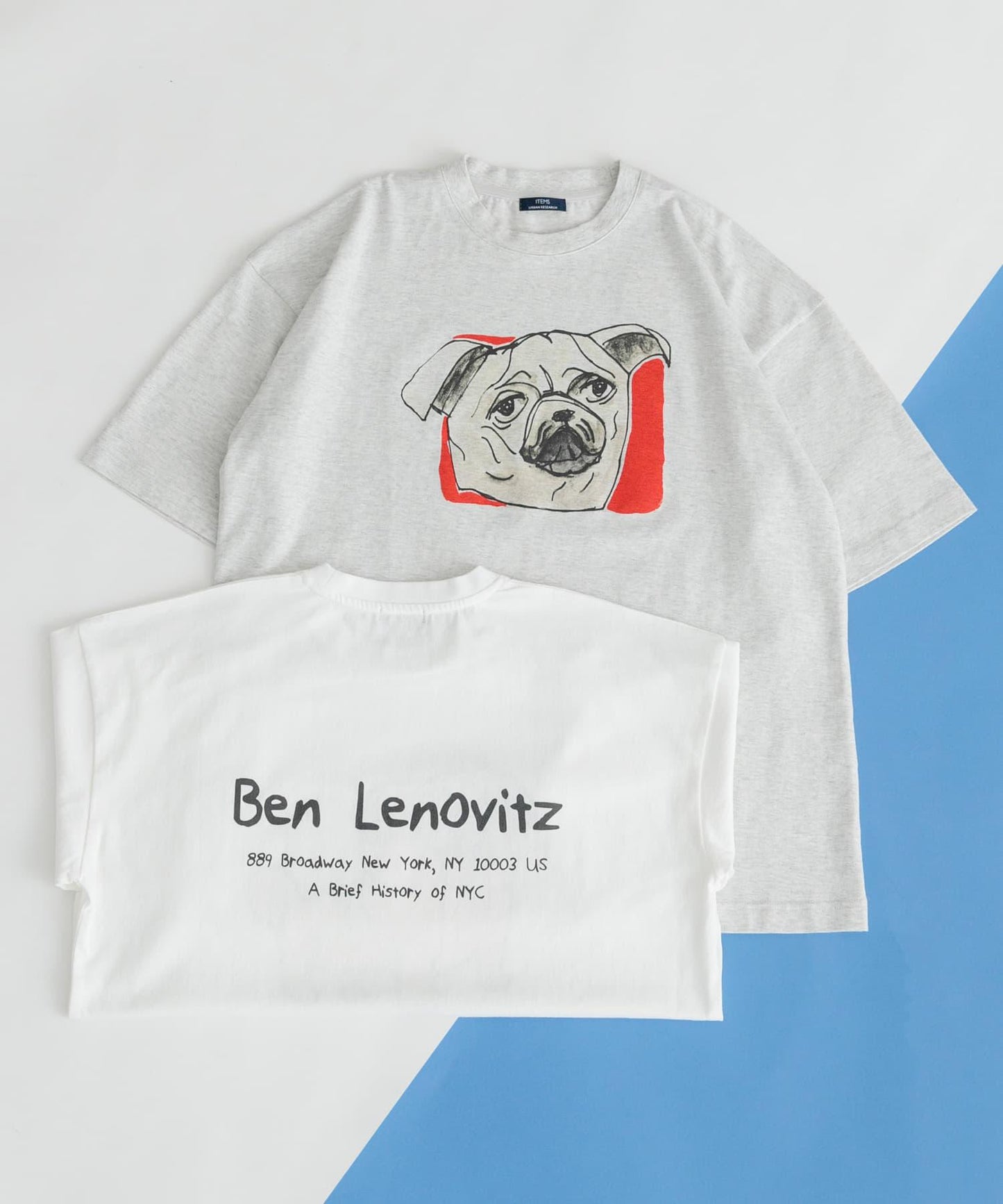 BEN LENOVITZ 狗狗印花T恤