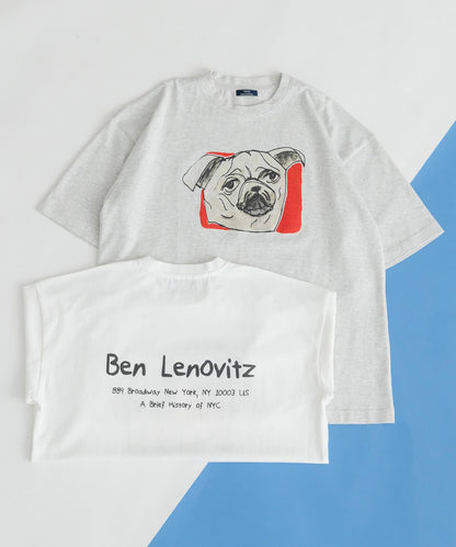 BEN LENOVITZ 狗狗印花T恤