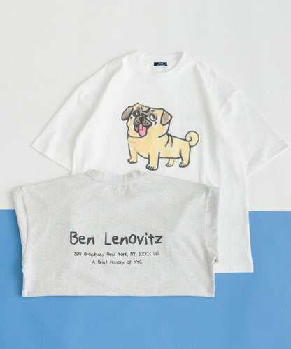 BEN LENOVITZ 狗狗印花T恤