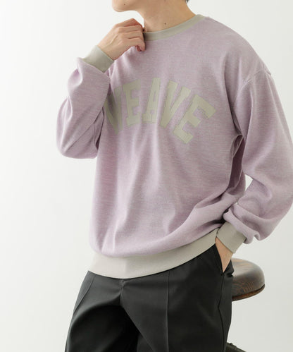 復古印花衛衣風針織衫
