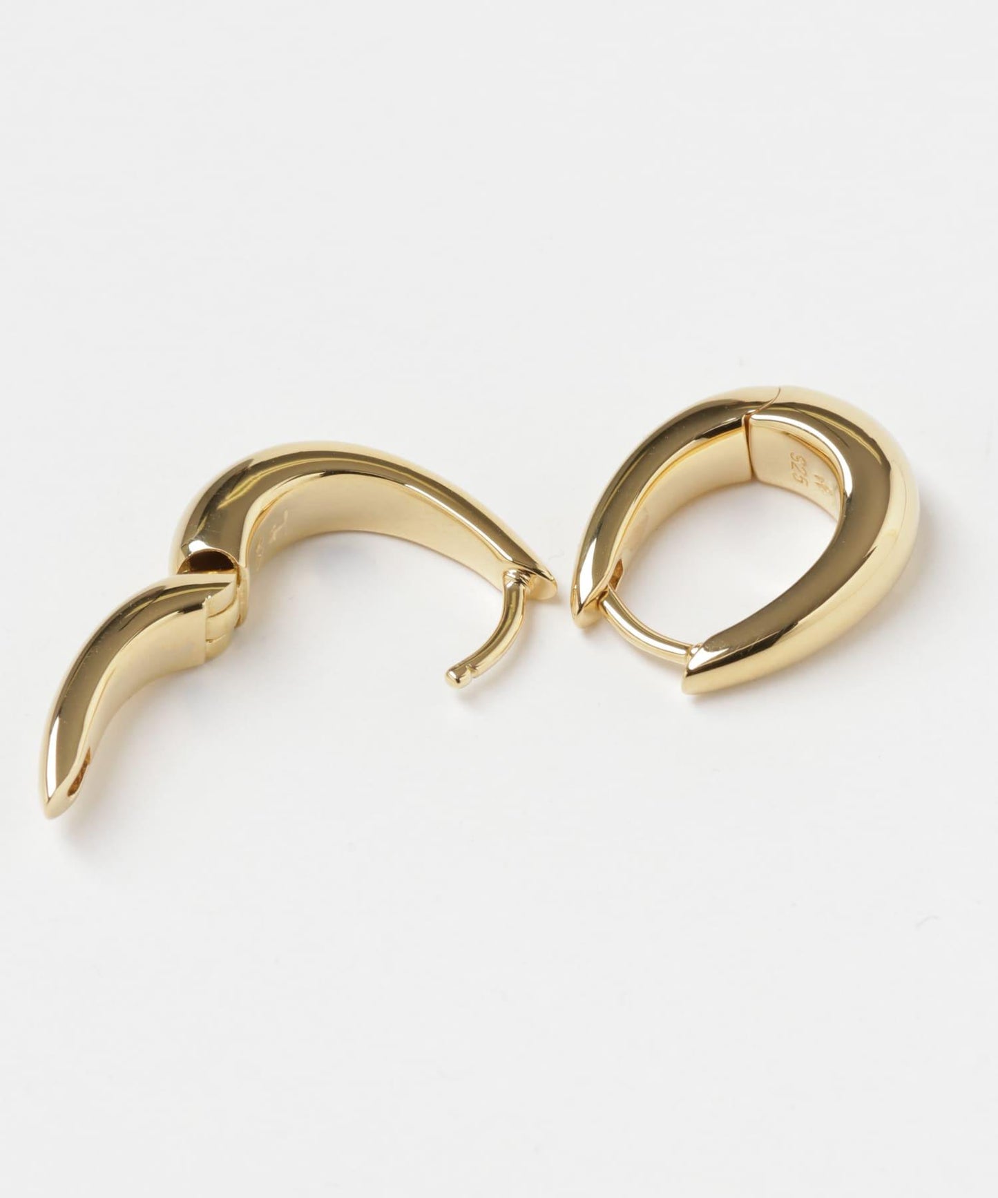 TOM WOOD Liz金色圓環耳環