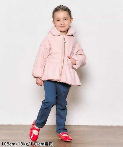 愛心口袋可愛長褲 10分丈