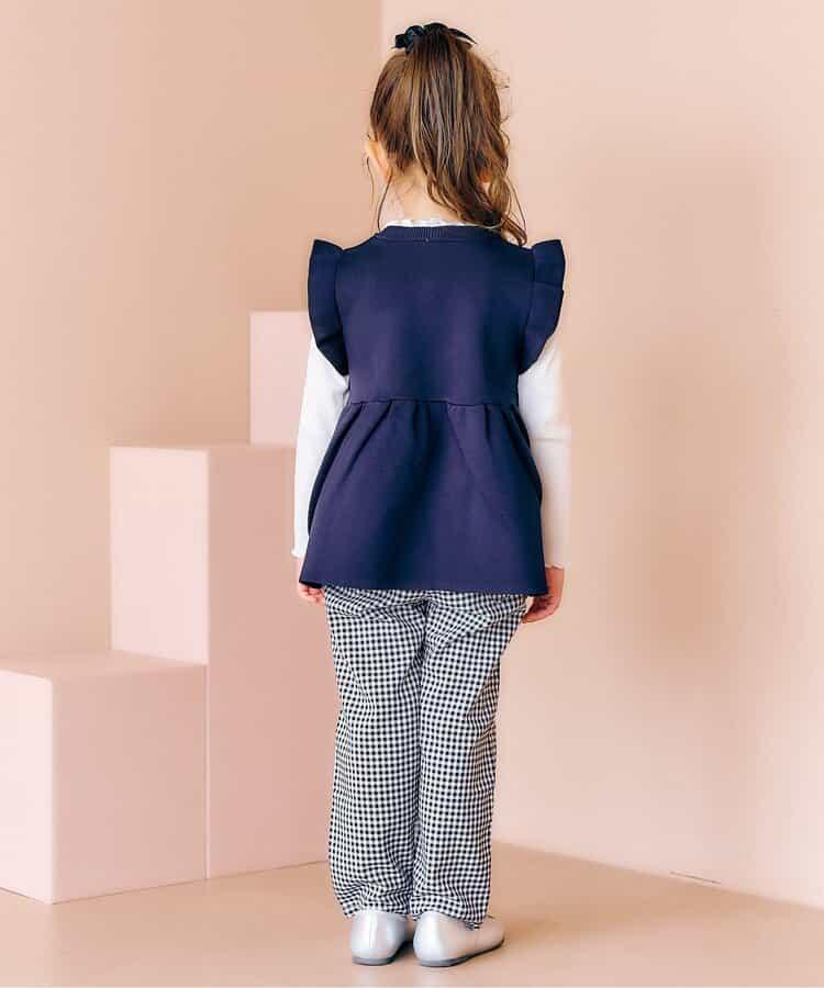 愛心口袋可愛長褲 10分丈