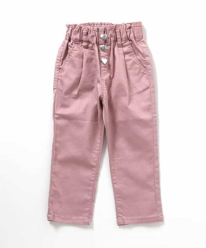 愛心口袋可愛長褲 10分丈