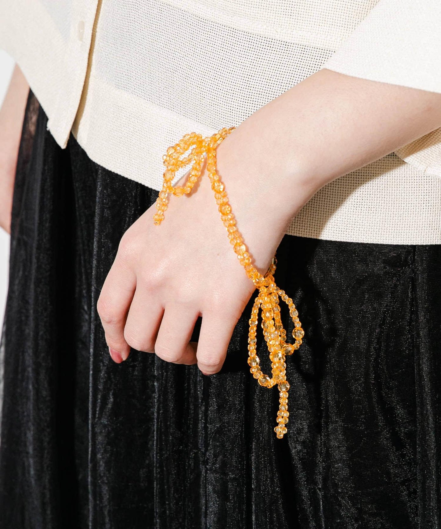 蝴蝶結珠子手鍊