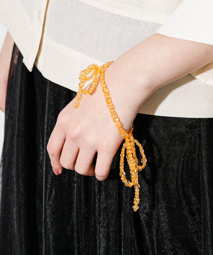 蝴蝶結珠子手鍊