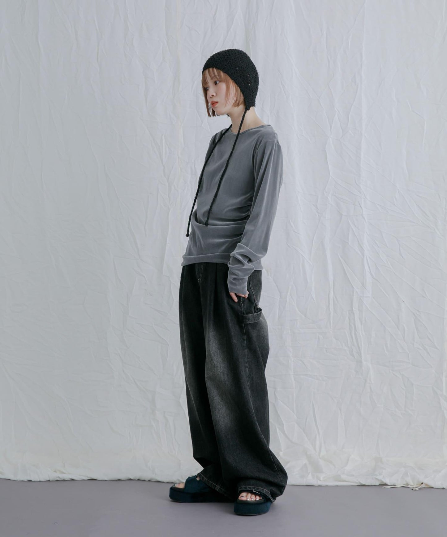 春季針織頭巾