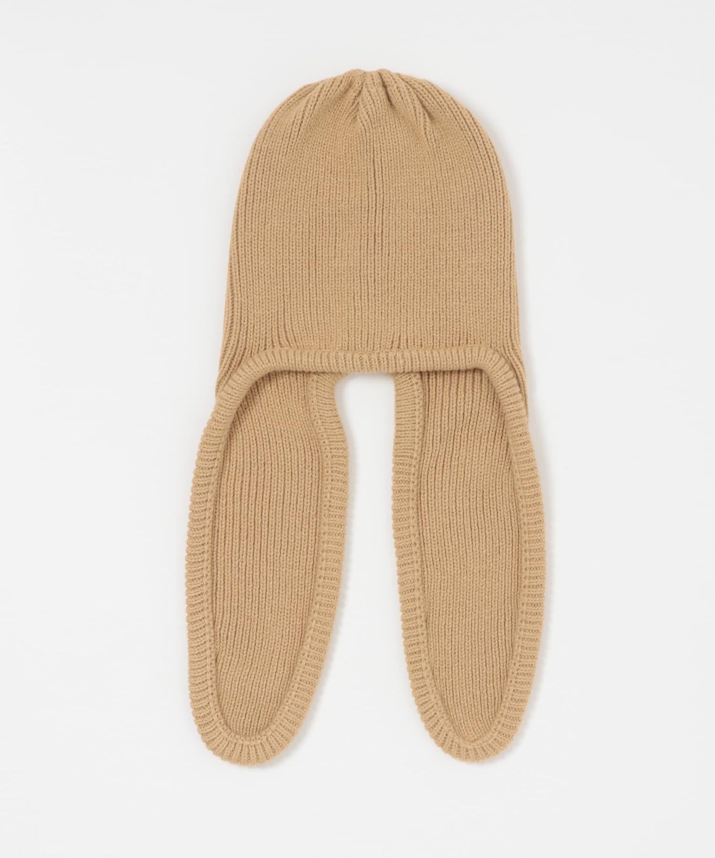 長款翻邊針織帽